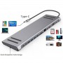 Station d accueil Hub Multifonction 14-en-1 USB Type-C - 9199A