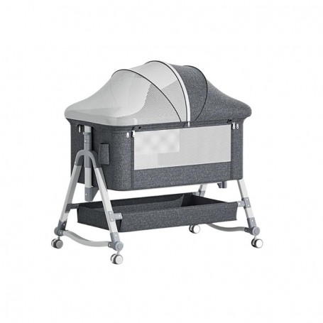 Berceau Bébé - avec roues - hauteur réglable - Moustiquaires - BBY35