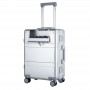 Valise rigide en aluminium - 61 cm - 24 pouces - 8 Roues pivotantes - VLS338
