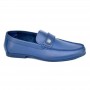 Mocassin homme en cuir bleu - Élégance et confort - MOC525