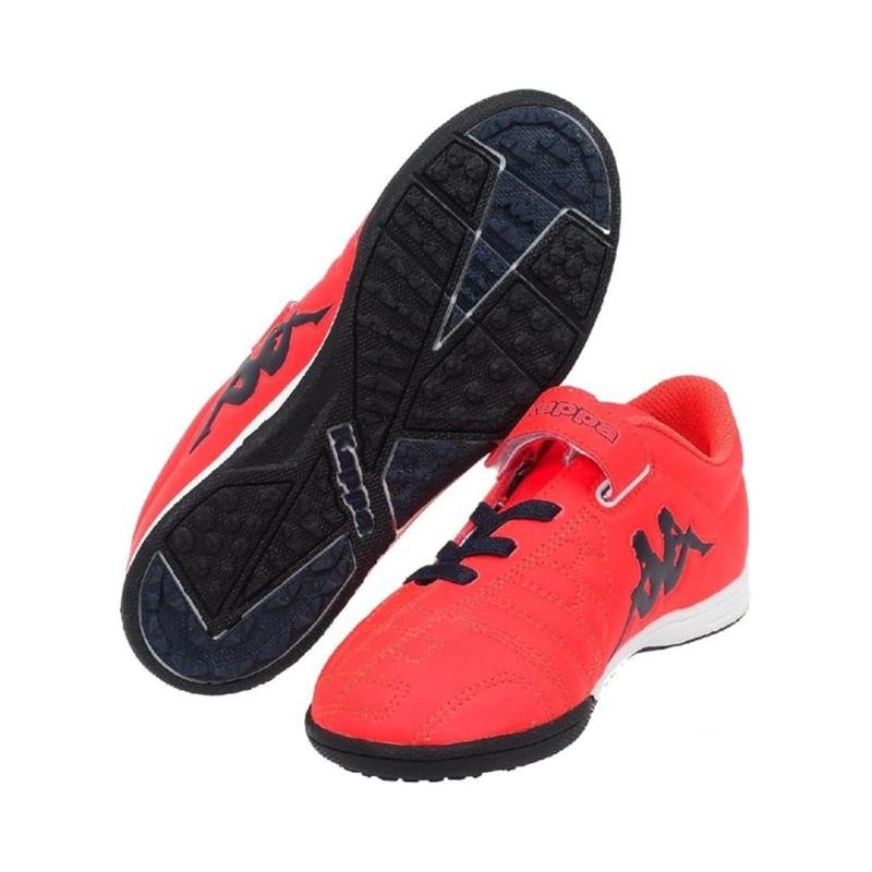 Kappa Kickoff K - Baskets Multisport Indoor Enfant Mixte, Légères Et Respirantes Avec Semelle Stable (Noir/Blanc Ou Coloris Variés)
