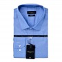 Chemise Homme Bleu Clair Coupe Élégante - Manches longues - CHM936