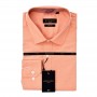 Chemise Orange Texturée Slim Homme - Manches longues - CHM937