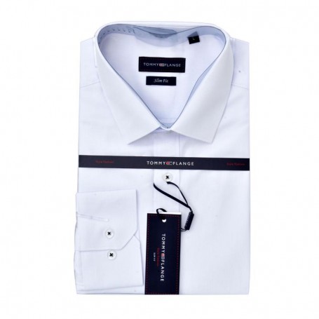 Chemise Blanche Coupe Ajustée Homme - CHM942