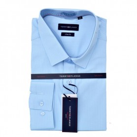 Chemise Homme Bleue Slim Fit Élégante - CHM944