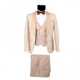 Costume Crème Dentelle Élégant - CTM347