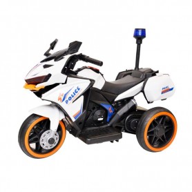 Moto Electrique - Jouet Blanche et Orange - GME184