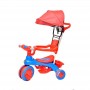 Tricycle avec Pare-Soleil Rouge et Bleu - GME185