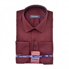 Chemise homme slim fit bordeaux - CHM951