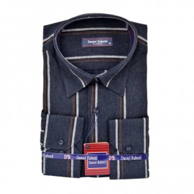 Chemise homme slim fit à rayures - CHM952