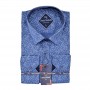 Chemise homme bleue à manches longues - coupe slim fit - CHM957