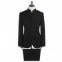 Costume Noir Col Mao - Costume Classe Dakar - CTM372
