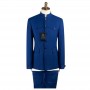 Costume Mao Bleu Roi - Élégance Dakar - CTM375
