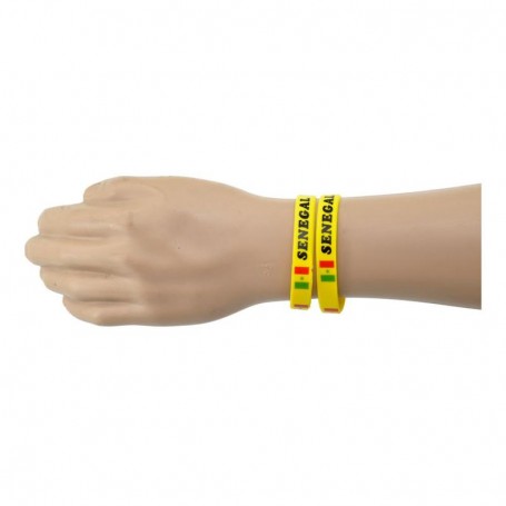 Bracelet Silicone Sénégal - Supporter avec Style - SN66