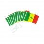 Drapeaux de Main Sénégal - Pack de 10 - 45 CM x 30 CM - SN79