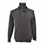 Polo Noir Homme Manches Longues - Élégance Casual - BLS105