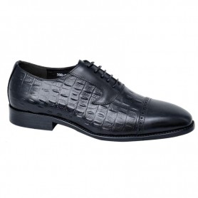 Chaussure Crocodile Noir Élégance Urbaine - Homme - 40 à 48 - CDV1617