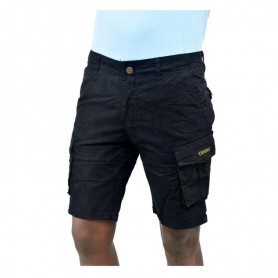 Short Cargo Noir Classique et Confort - PTL495