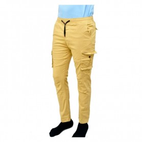 Pantalon moutarde Décontracté Taille Élastique - PTL500