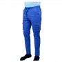 Pantalon Bleu Casual Multipoches Confort - PTL501