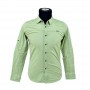 Chemise Verte Confortable Ajustée - CHM960