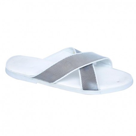 Sandales Blanches Croisées Homme - Été Décontracté - SDL1849