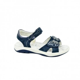 Sandale Daim Bleu Enfant Orthopédique 25 à 35 - ENF495