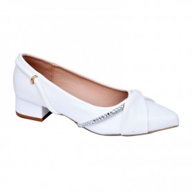 Chaussures Basses Strass Fille Blanc 36 à 41 - ENF529