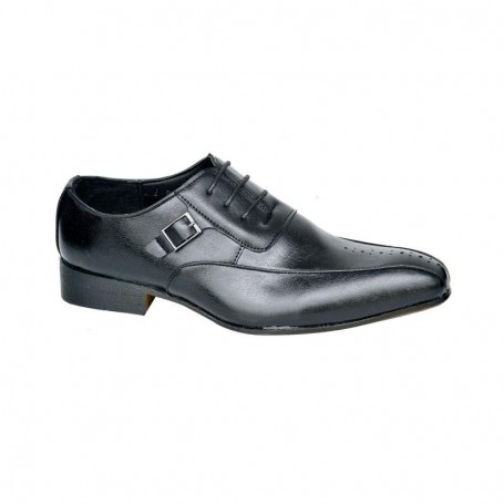 Chaussures Noir Boucle Enfant 36 à 41 - ENF540