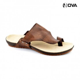 Sandale cuir premium - homme - marron - SDL1875