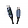 Cable de charge ultra rapide et data USB C - 100W - affichage LED - CBL29