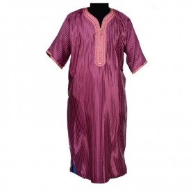 Boubou Rose pour Homme - Éclat et Élégance - CHM982