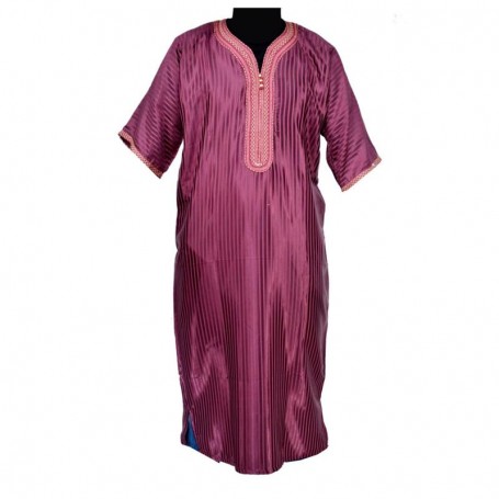 Boubou Rose pour Homme - Éclat et Élégance - CHM982