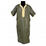 Boubou Homme Noir et Or - Style Sophistiqué - CHM984