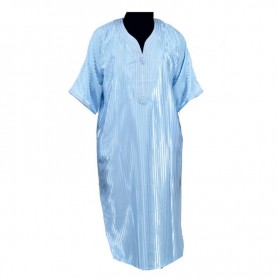Boubou Bleu Ciel Homme - Élégance et Confort - CHM985