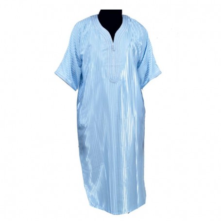 Boubou Bleu Ciel Homme - Élégance et Confort - CHM985