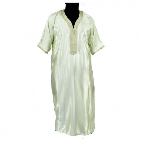 Boubou Vert Pale pour Homme - Élégance Assurée - CHM987