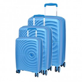 Set de valises bleues – ABS Résistant - Protection et mobilité - VLS345