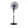 Ventilateur Roch RSF-1804-D sur pied - 18 pouces - noir dorée
