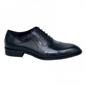 Chaussures Oxford En Cuir Texturé Noir Hugo Boss Prindo - Taille 8, Pointue, Fabriqué En Italie, Neuf Sans Emballage