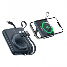 Mini Power Bank Magnétique Qi - 10000mAh - Chargeur Sans Fil