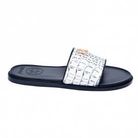 Sandales bleues en cuir - Confort et style - SDL2032