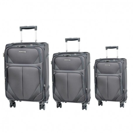 Ensemble de valises noires 3 pièces - Élégance et robustesse – VLS349