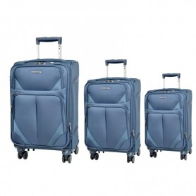 Ensemble de valises bleues 3 pièces - Élégance et qualité – VLS350