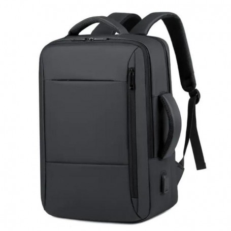 Sac à dos moderne en nylon noir - Professionnel et pratique - SC2687