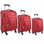 Ensemble de valises rouge - Mobilité et sécurité - VLS353