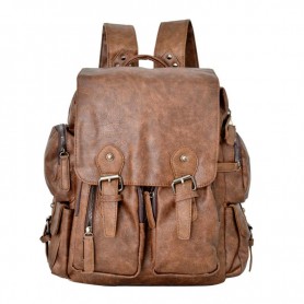 Sac a dos en cuir Premium Brown SC2727