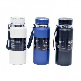 Gourde thermos en acier inoxydable - 3 coloris élégants - GDE424