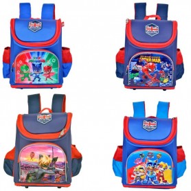 Cartable enfant motifs super-héros - Taille moyenne - SC2768