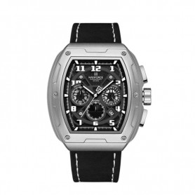 Montre homme en cuir - Chronographe à quartz - Naviforce NF8053 - Black